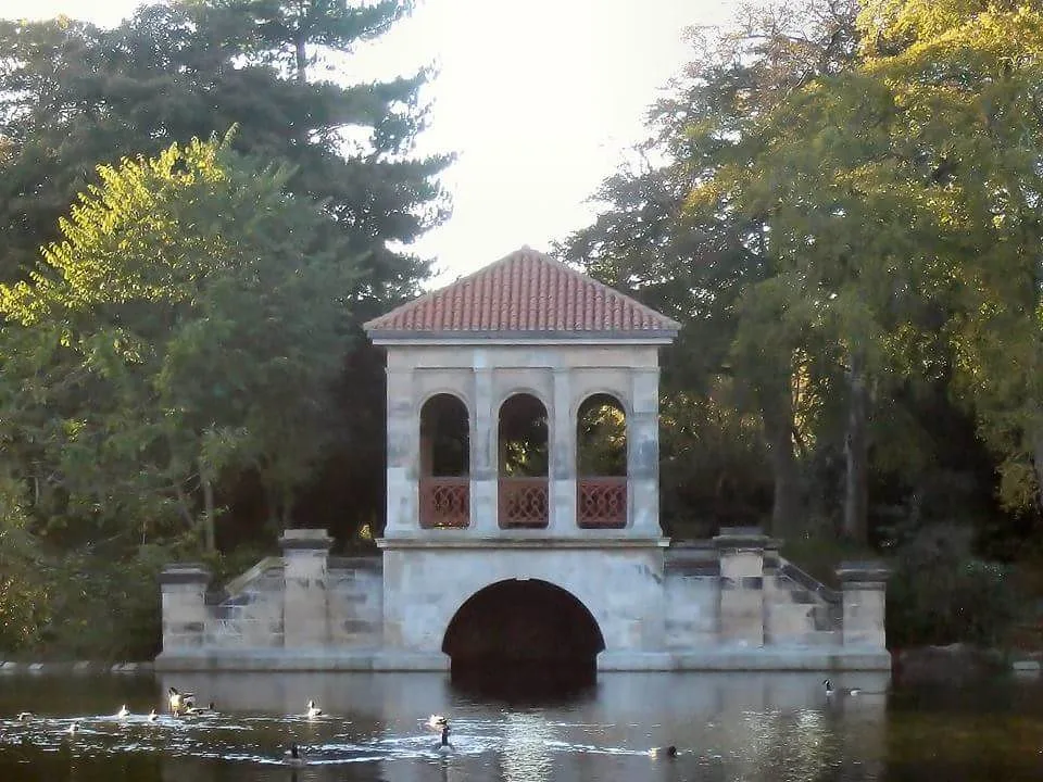 The boathouse on the lake in Birkenhead Park, where Winter Wonderland Wirral runs from 10 to 13 December