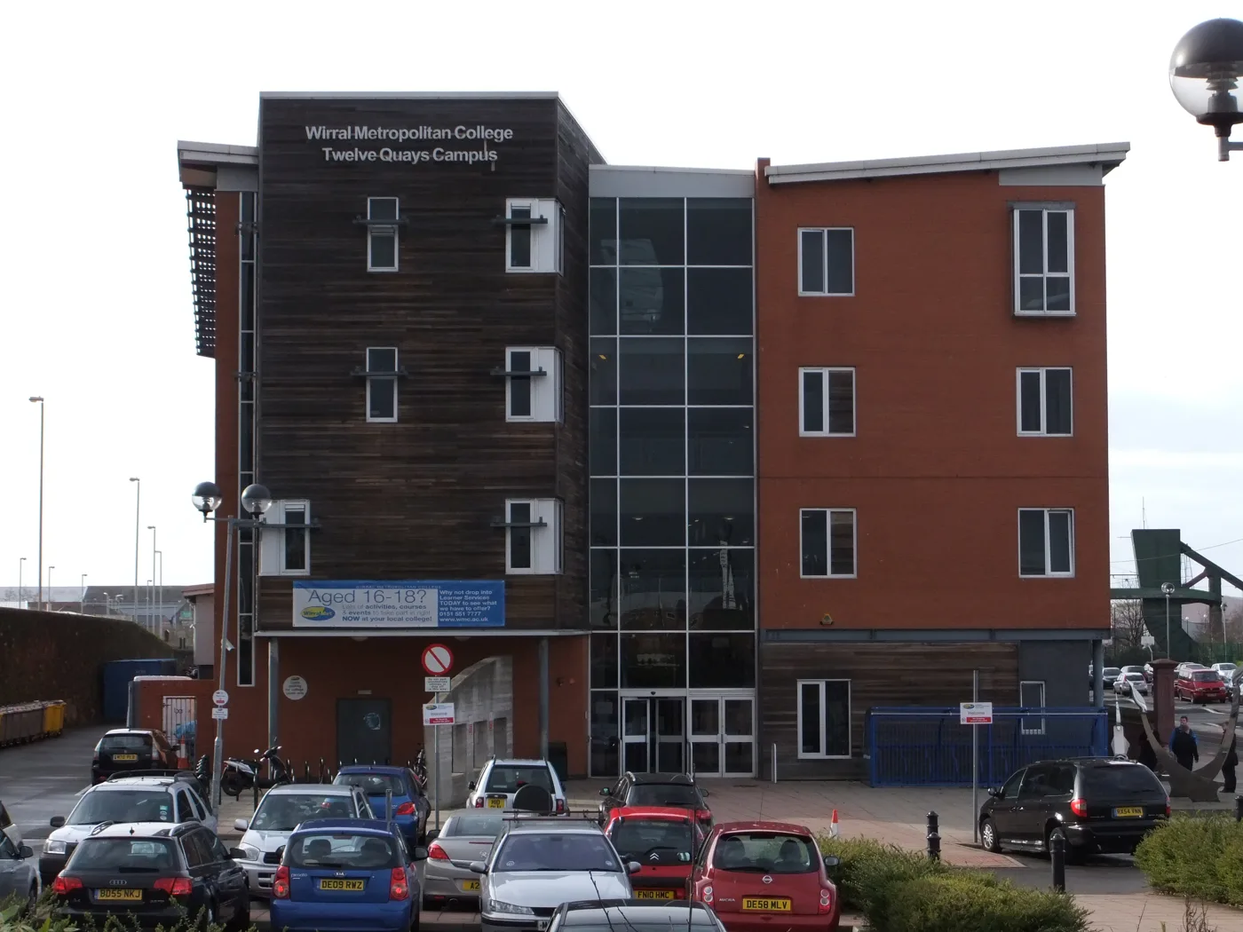 The Twelve Quays campus on Shore Road, Birkenhead. The new Maths and English Centre is part of a wider £4m programme on the same site