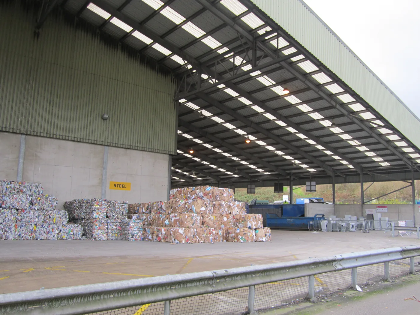 Bidston Household Waste Recycling Centre on Wallasey Bridge Road, the only Wirral tip that takes paint and asbestos.